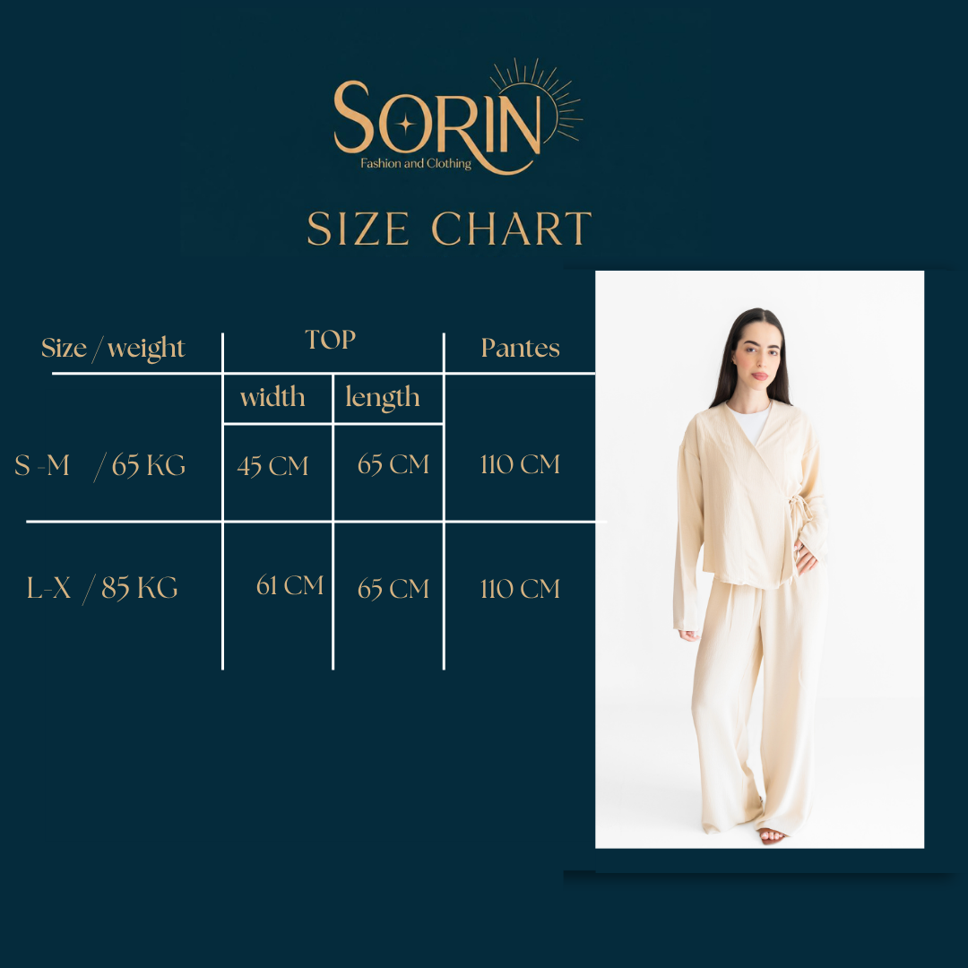 Dema Suit Size Chart