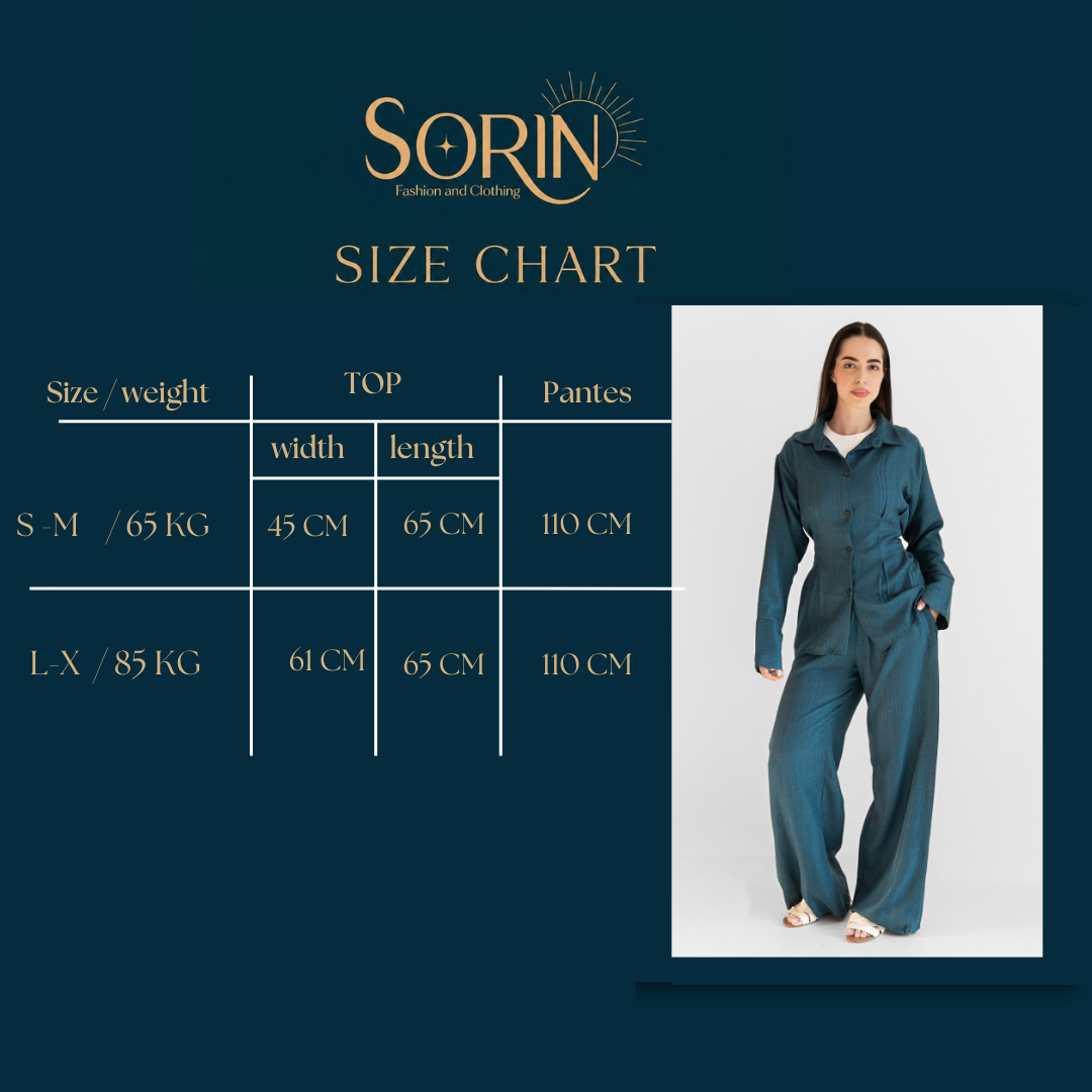 Leen Suit Size Chart