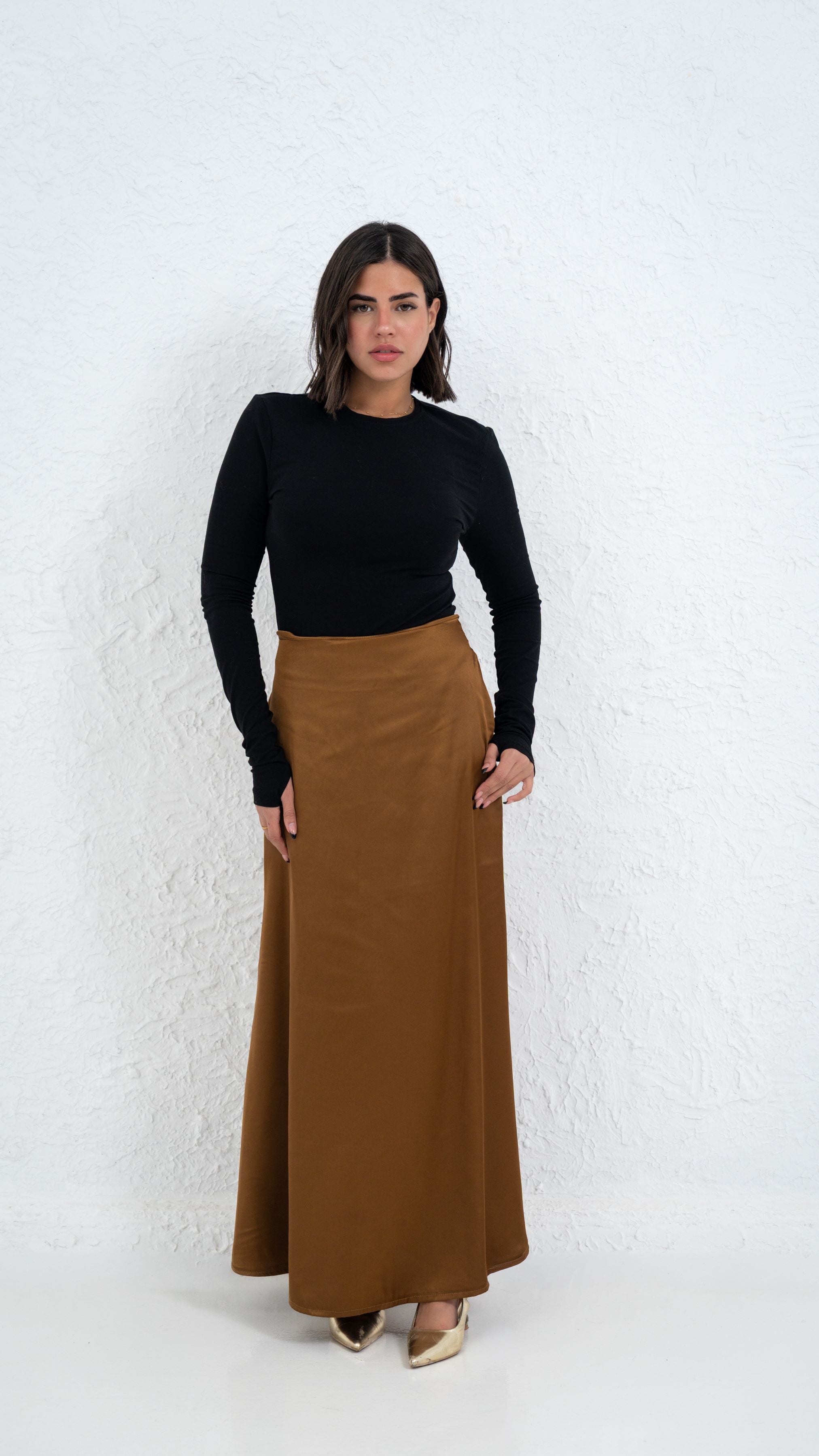 Qamar Satin Skirt