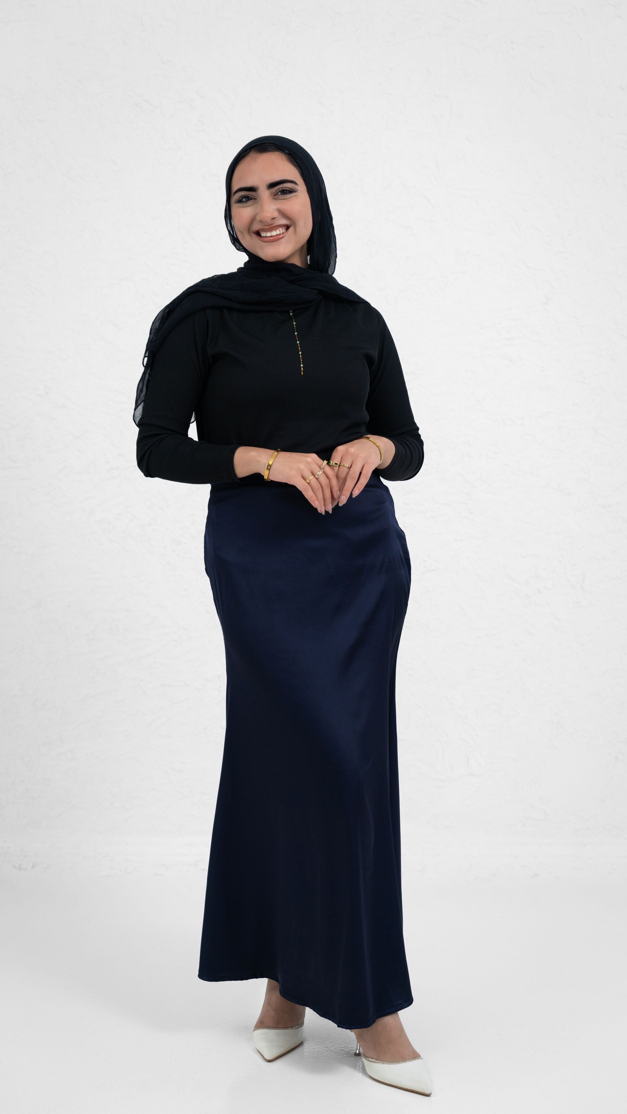 Qamar Satin Skirt