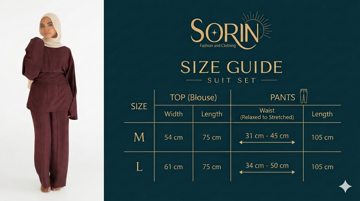 Ward Suit Size Chart