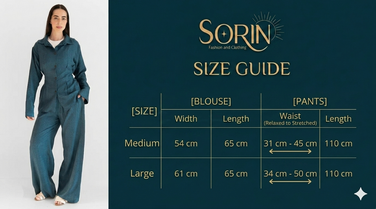 Leen Suit Size Chart